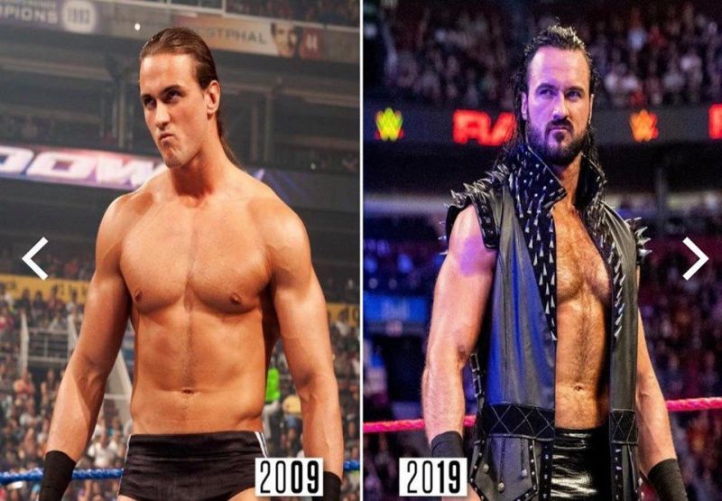 Drew McIntyre has perhaps changed the most