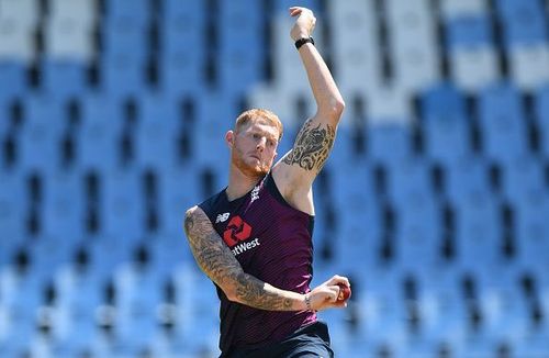 Ben Stokes trained with the rest of the England side on Christmas Day