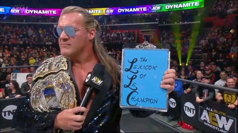 Jericho introduces The Lexicon of Le Champion