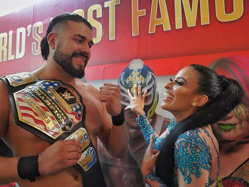 Andrade won the United States Championship after defeating Rey Mysterio