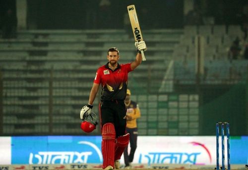 Dawid Malan had scored a century against Rajshahi Royals