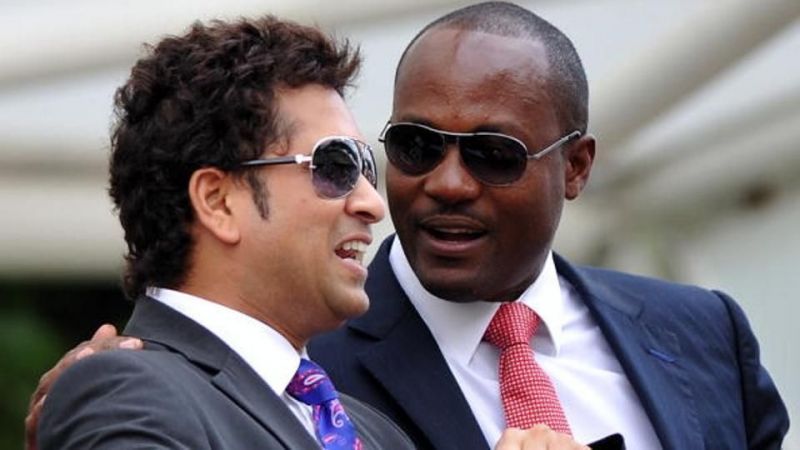 Sachin Tendulkar and Brian Lara