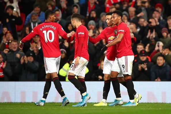 Manchester United comfortably beat Newcastle United