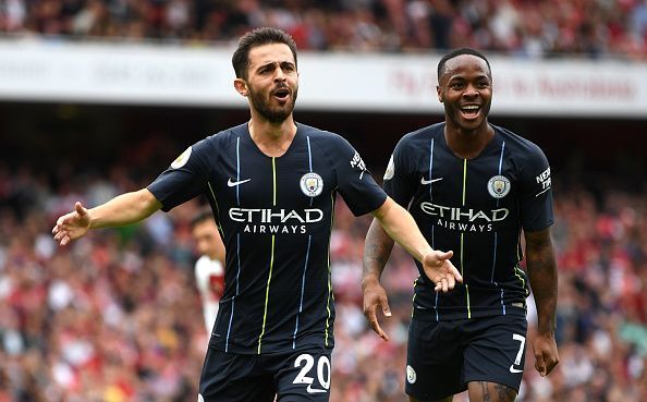 Bernardo Silva and Raheem Sterling shot Arsenal down on the opening day of 2018-19