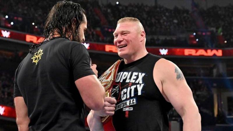 Seth Rollins defeated Brock Lesnar at WrestleMania 35