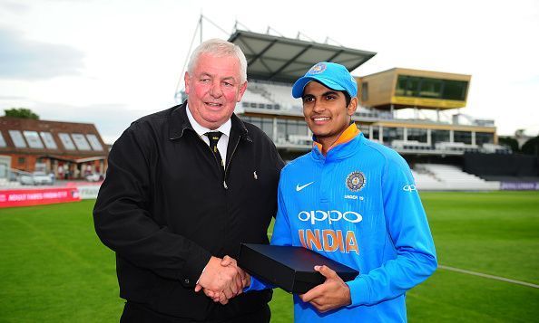 Shubman Gill (right)