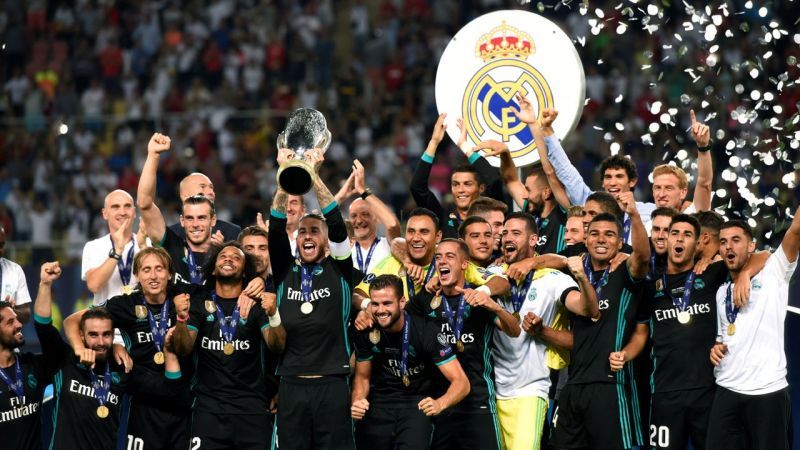 Madrid beat Manchester United in the 2017 UEFA Super Cup final