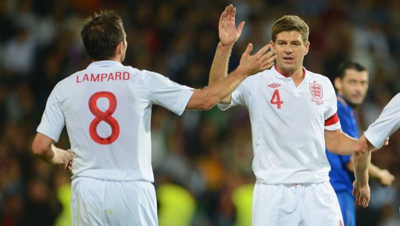 Steven Gerrard and Frank Lampard often struggled to play together for England