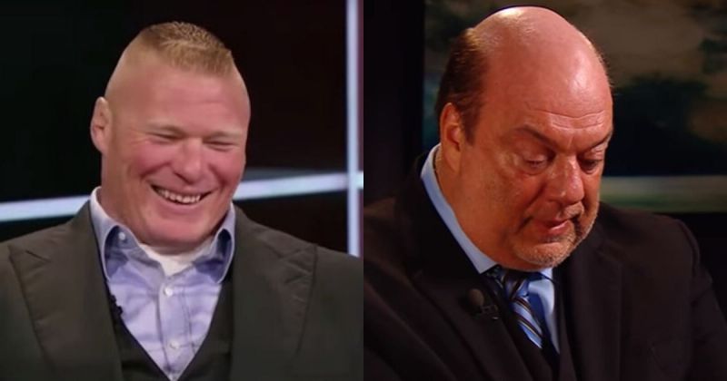 Brock Lesnar and Paul Heyman.