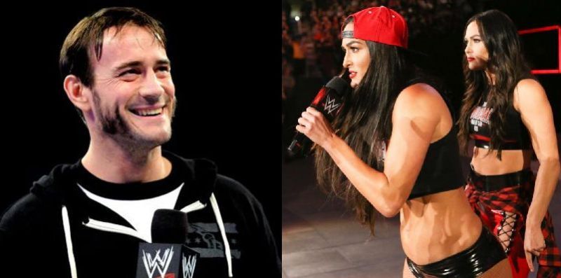 CM Punk and The Bella Twins