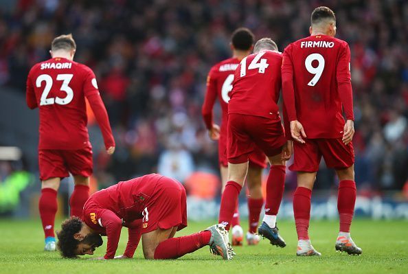 Liverpool will be watching the action from the sideline this weekend