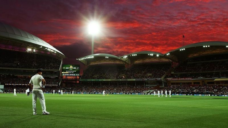 The 1st Day-Night Test took place at Adelaide (Credits: espncricinfo)