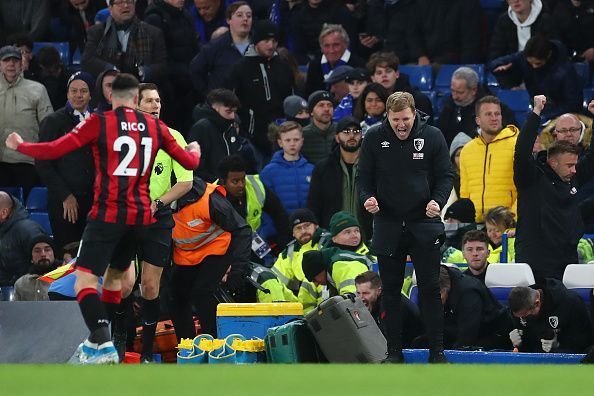 Eddie Howe has a reason to smile