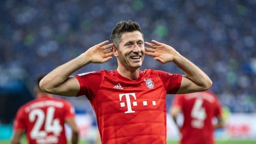 Robert Lewandowski had a record start to the 2019-20 Bundesliga season