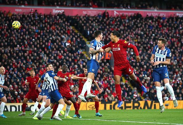 Van Dijk was on point (twice) for Liverpool