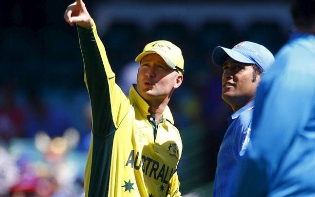 Michael Clarke and MS Dhoni