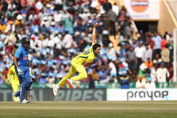 Cummins bowling vs India