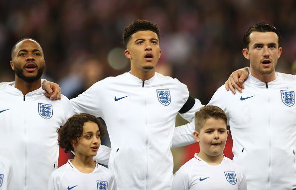 Jadon Sancho has mostly been exempted from the pressure that comes with playing for an English side