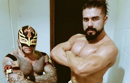 Rey Mysterio and Andrade