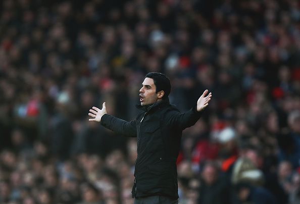 Arteta will be hoping that his side can bounce back from the defeat to Chelsea
