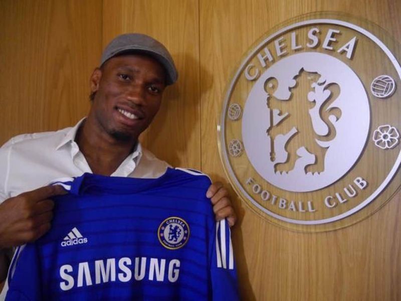 Didier Drogba returned to Chelsea in 2014
