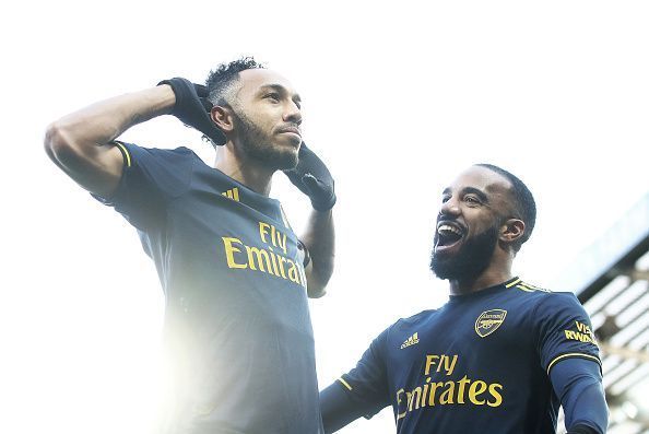 Aubameyang&#039;s brace saved Arsenal in Ljungberg&#039;s first game in charge