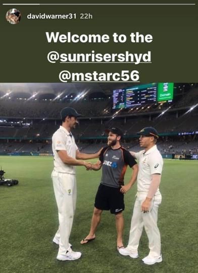 David Warner&#039;s hilarious Instagram story