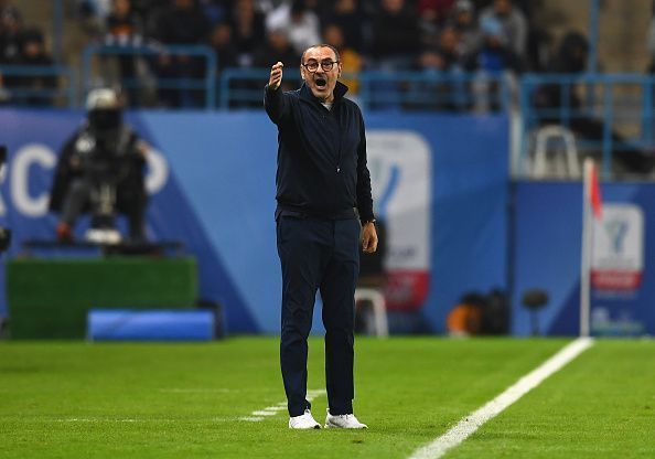 Juventus coach Maurizio Sarri