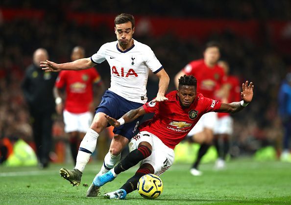 Manchester United&#039;s Fred in action