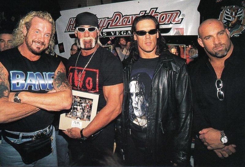 DDP, Hulk Hogan, Sting and Goldberg
