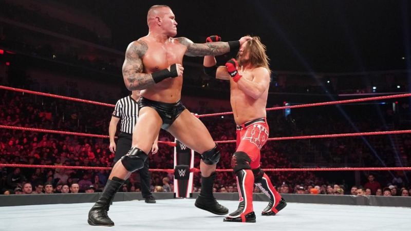 AJ Styles and Randy Orton on RAW