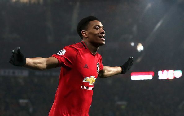 Martial bagged a brace