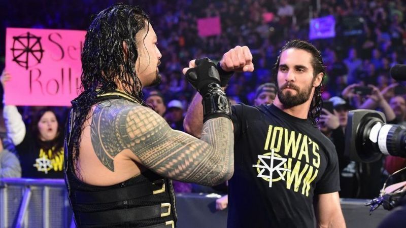 Roman Reigns and Seth Rollins