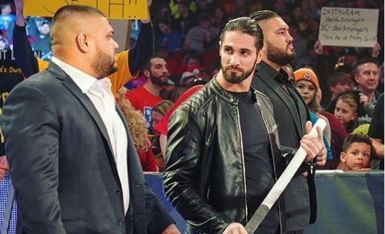Seth Rollins with AOP