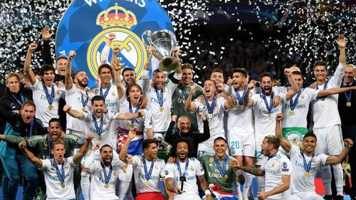 Real Madrid celebrate their 3rd consecutive Champions League title in 2018-19