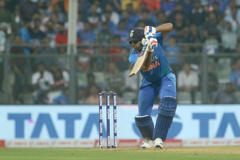 RoHitman Sharma was on display at the Wankhede