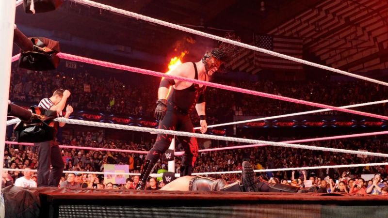 Even Kane in his twilight years defeated Seth Rollins when he was the WWE Champion.