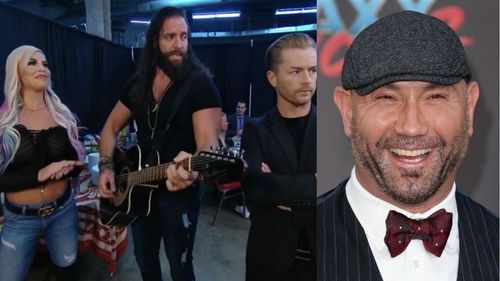 Batista seems to be enjoying the Maverick-Elias-Brooke backstage segments on SmackDown Live