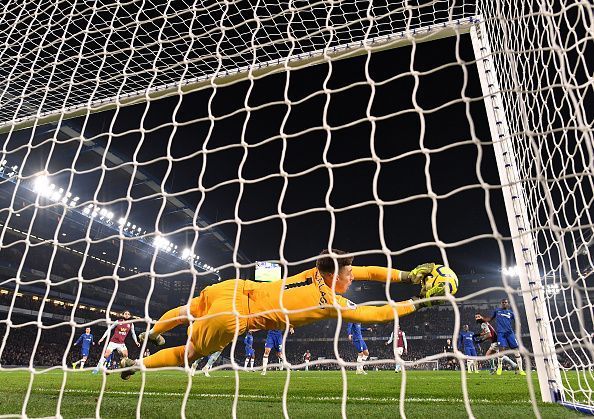 Kepa&#039;s save was one of the talking points in the second half