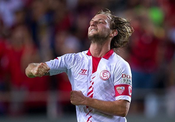 Ivan Rakitic playing for Sevilla