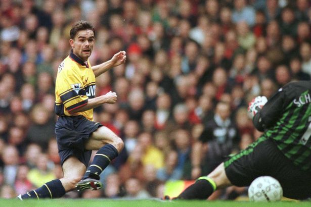 Marc Overmars scored the key goal for Arsenal in their 1998 victory over United