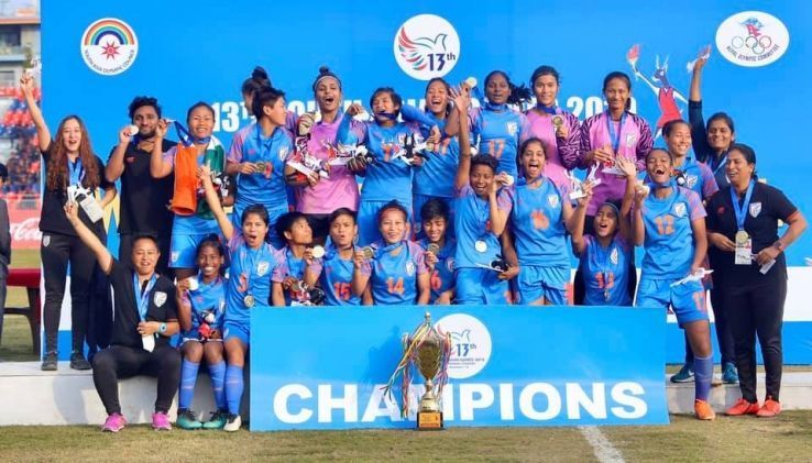 Indian Women got their third medal in a row at the South Asian Games defeating Nepal.