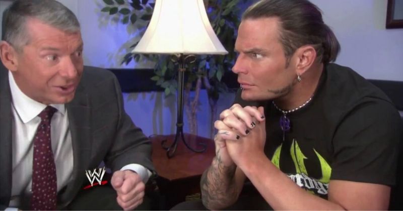 Vince McMahon and Jeff Hardy.