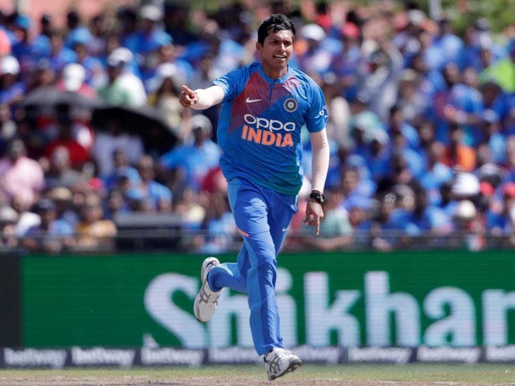 Navdeep Saini picked up two wickets on his ODI debut