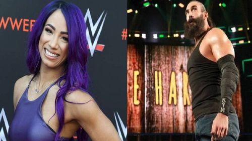 Sasha Banks and Luke Harper