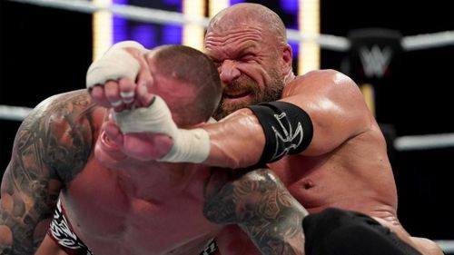 Triple H's last televised match ended in defeat against Randy Orton