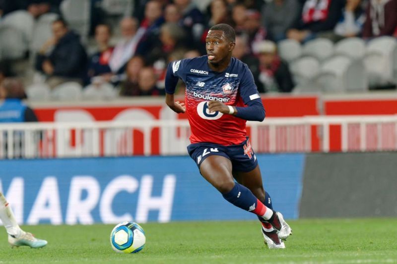 Boubakary Soumar&eacute; playing for LOSC Lille