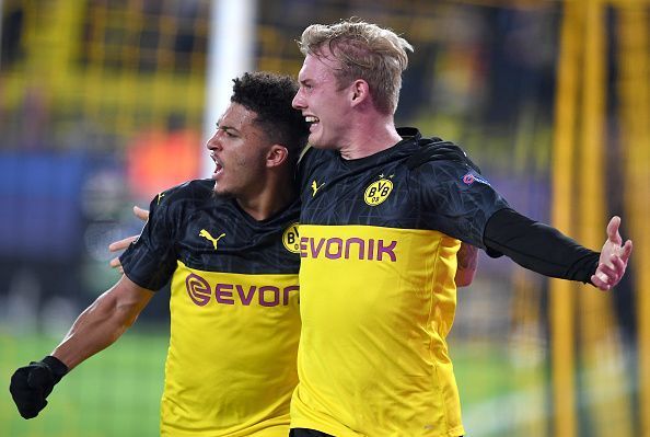 Jadon Sancho and Julian Brandt