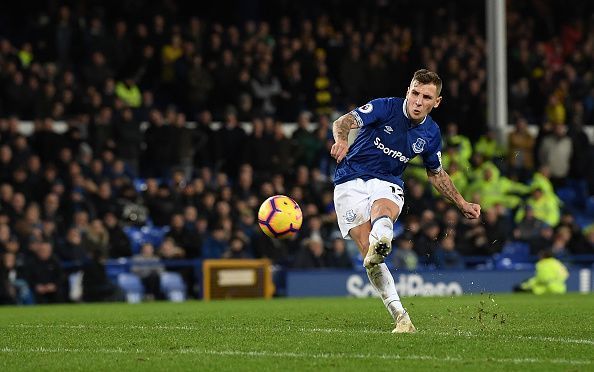 Lucas Digne of Everton