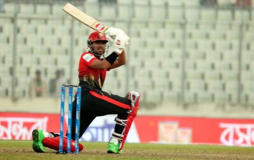 Soumya Sarkar scored an unbeaten fifty to guide Cumilla Warriors to victory